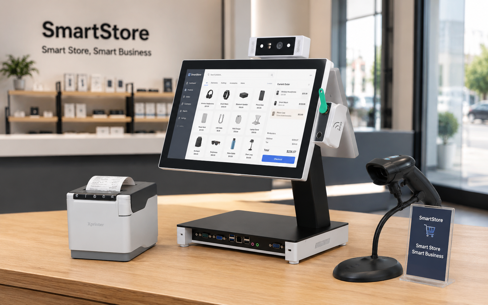 SynqNode Retail Hardware Ecosystem