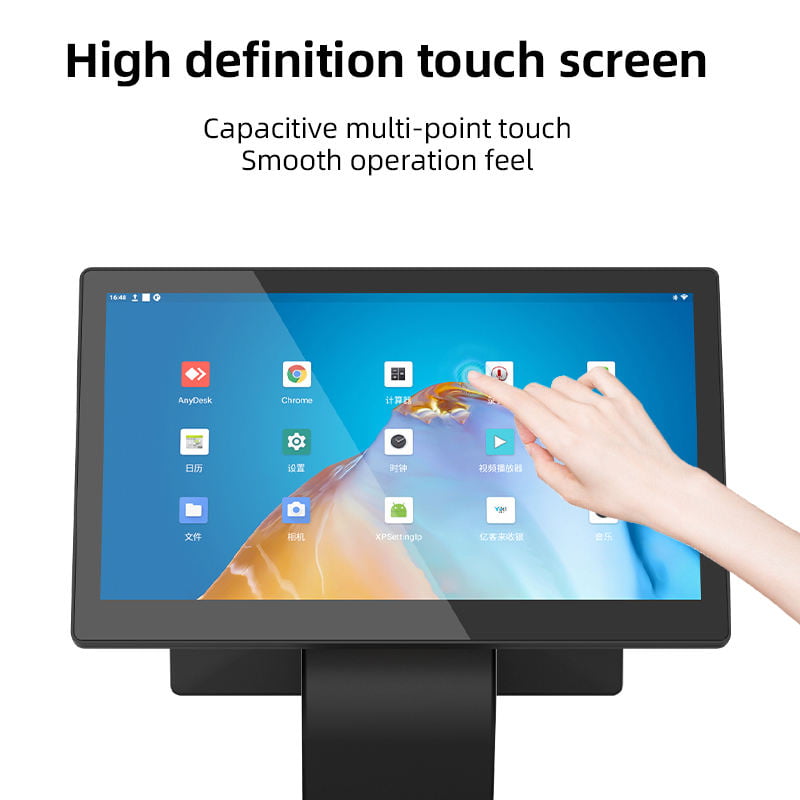 SN-F10 New Foldable All-in-One POS System touch screen