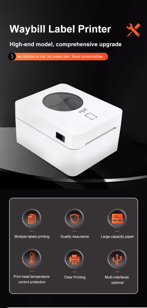 SN-LP9250 4 Inch Desktop Label Thermal Printer image 5