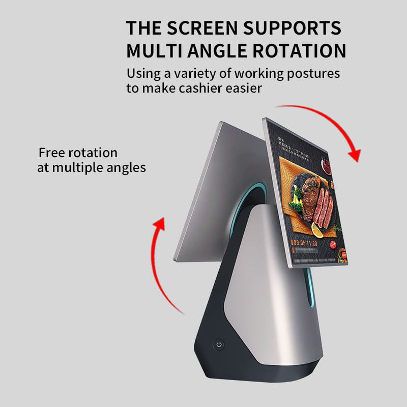 SN-W50 15.6" Touch Screen POS Terminal with Printer — Modular Peripheral Expansion