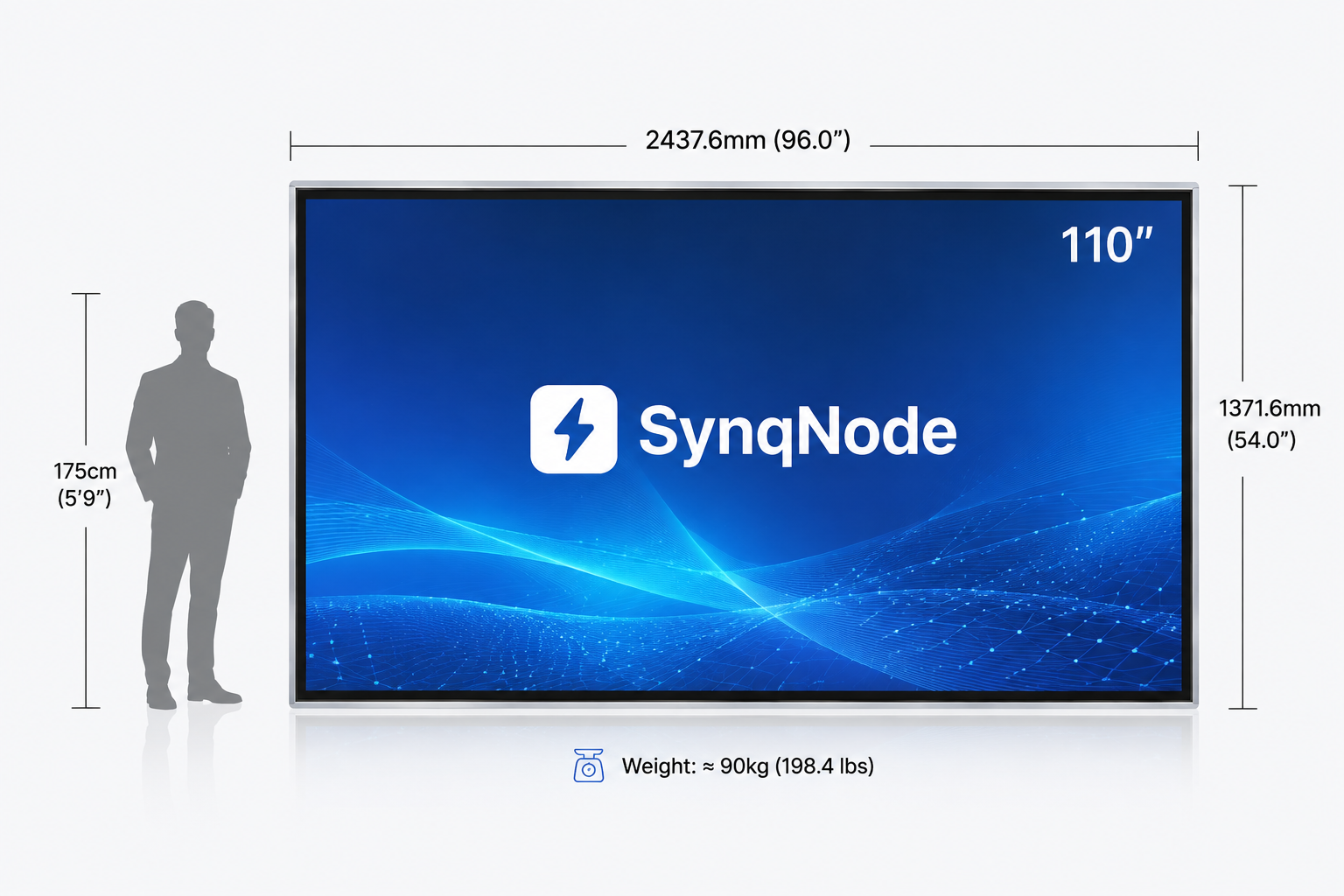 AIO-Z Series 110 Inch Interactive Flat Panel