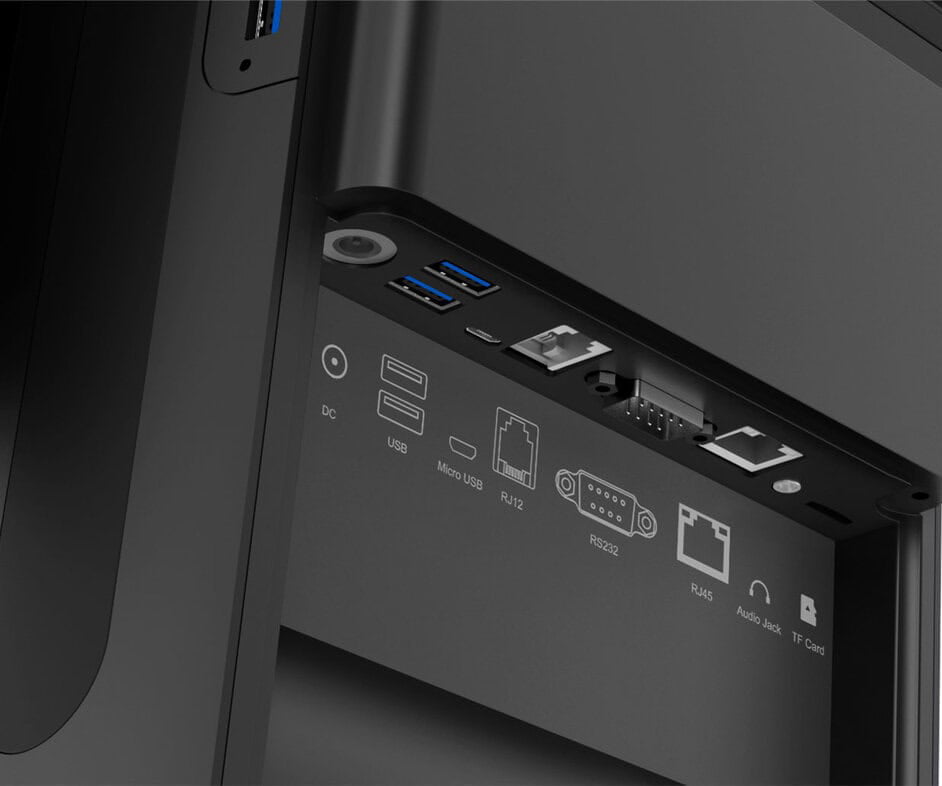 POS Terminal Back Interfaces and Ports