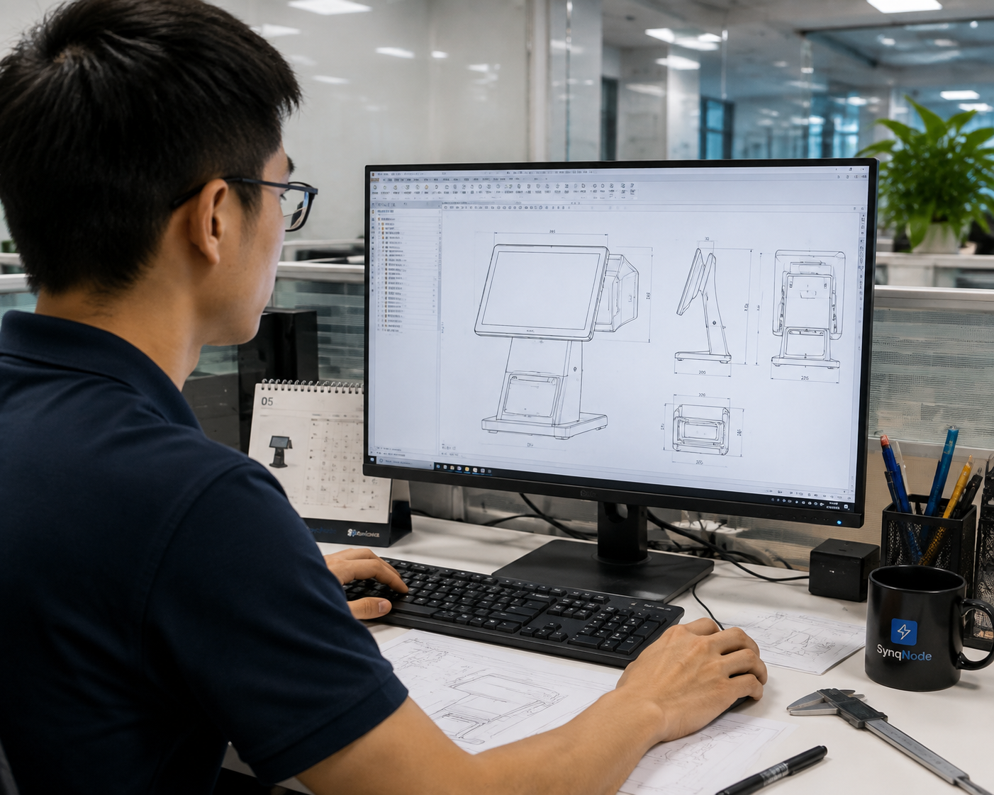 Automated SMT lines for retail hardware PCBA.