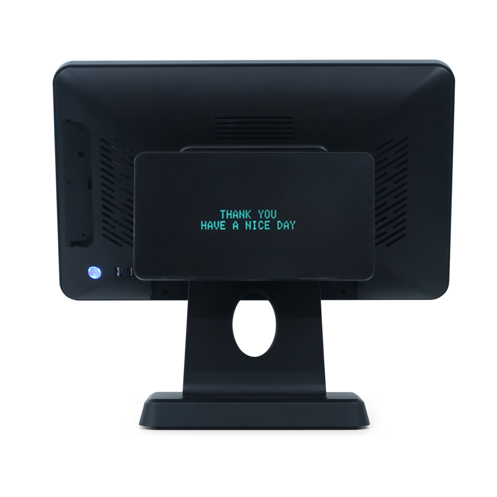 SN-B10 Touch screen POS System with vfd black color