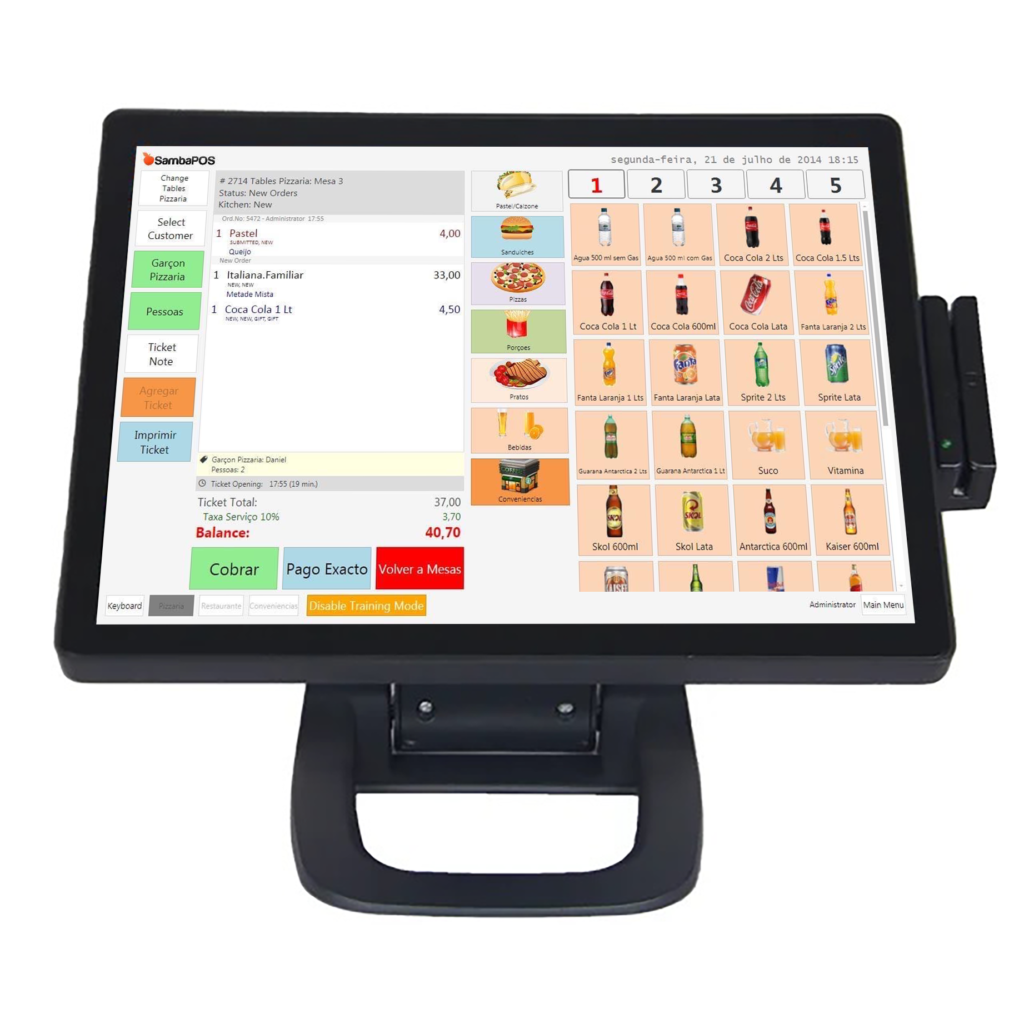 SN-F20 Foldable Aluminum 15.6″ POS Terminal image 8