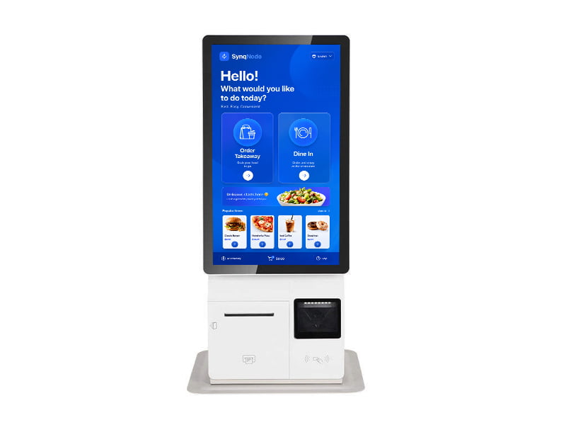 Dual Screen Kiosk Option
